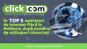Compania Click-COM din Drochia a intrat în TOP 5 companii de pe piața de internet fix